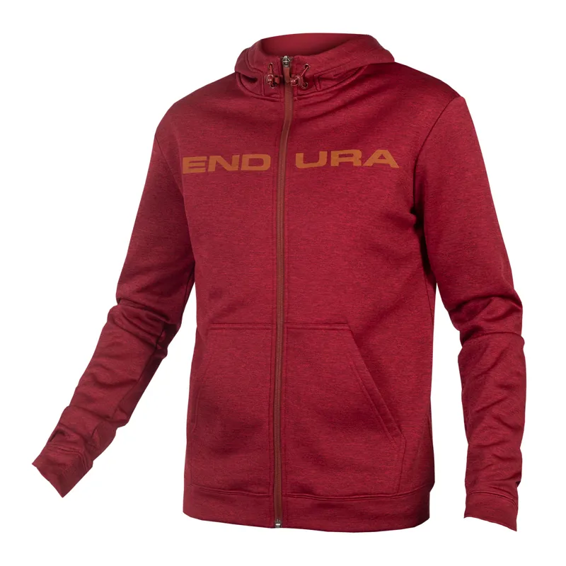 Endura Hummvee Hoodie in Red