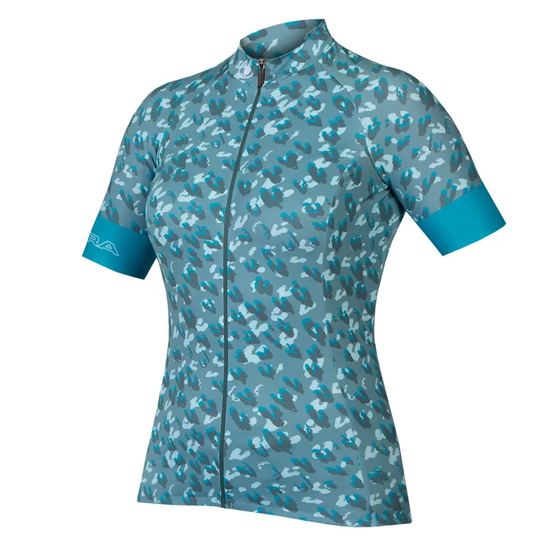 Endura Canimal Womens Short Sleeve Jersey in Blue