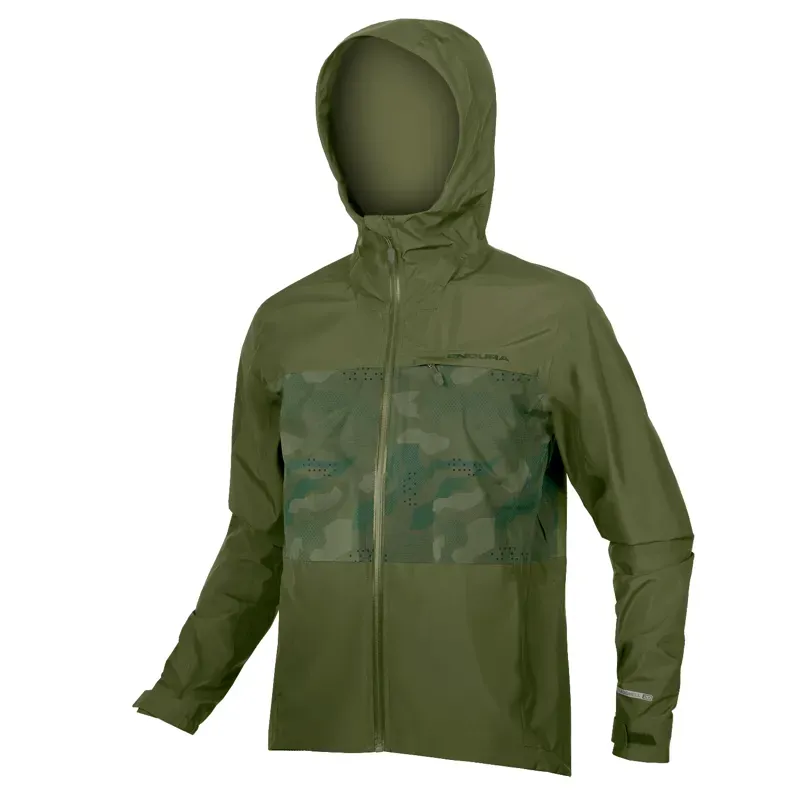 Endura SingleTrack II Jacket in Olive Green