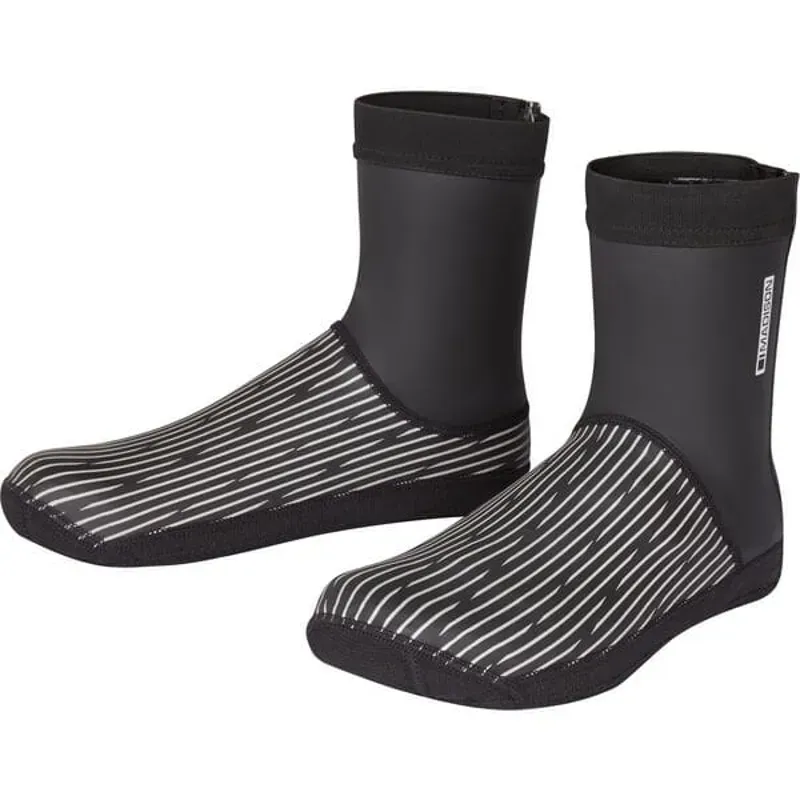 Madison Stellar Reflective Open Sole Overshoes in Black