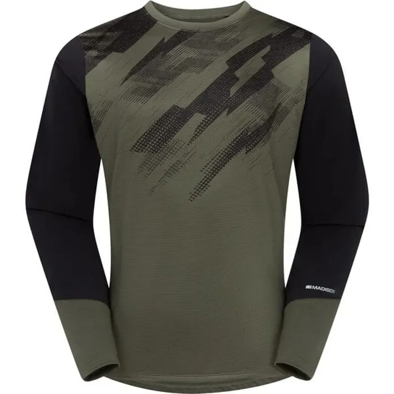 JERSEY Flux LS Trail Men MGN/BK
