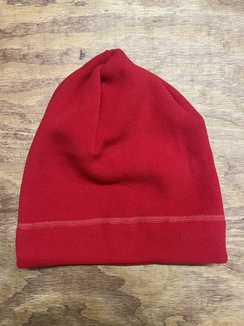 Warehouse Clearance Fleeced Skull Cap Red