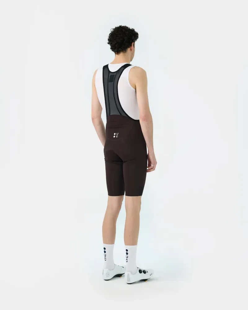 Mono Bib Shorts Bark Brown-2