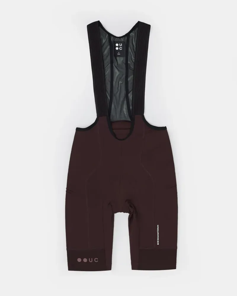 Mono Bib Shorts Bark Brown