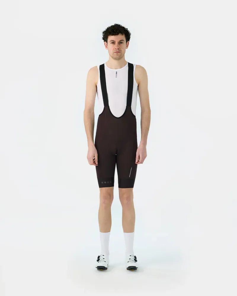 Mono Bib Shorts Bark Brown-1