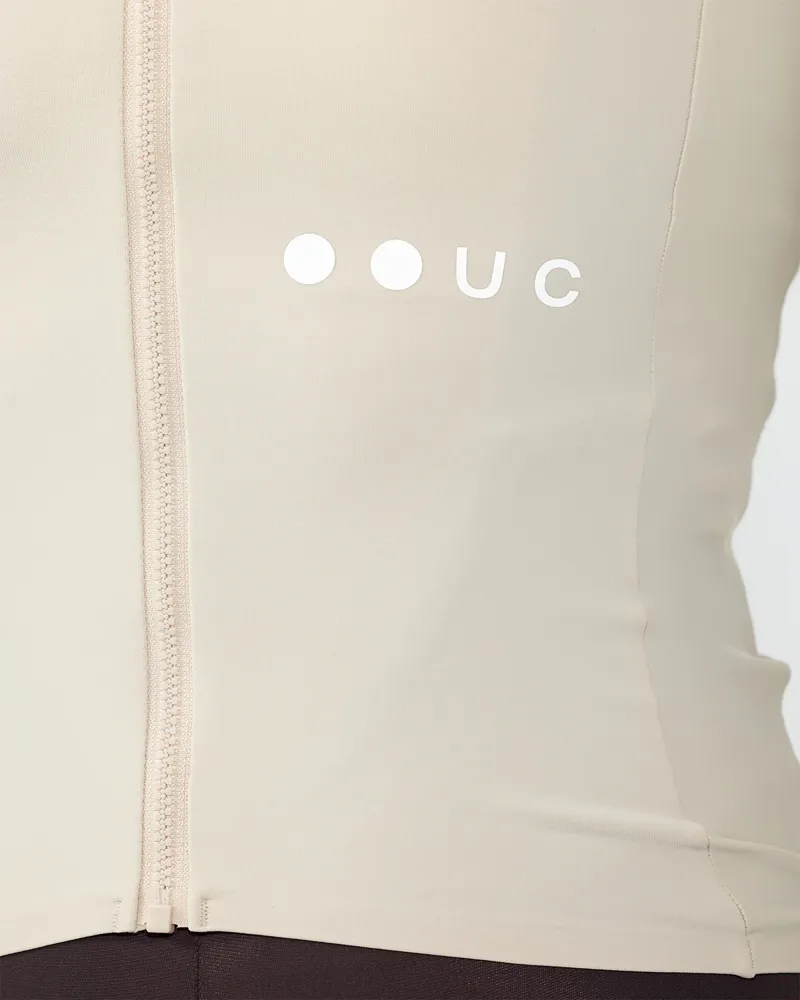 Universal Colours Mono Long Sleeved Jersey Stone White Womens-1