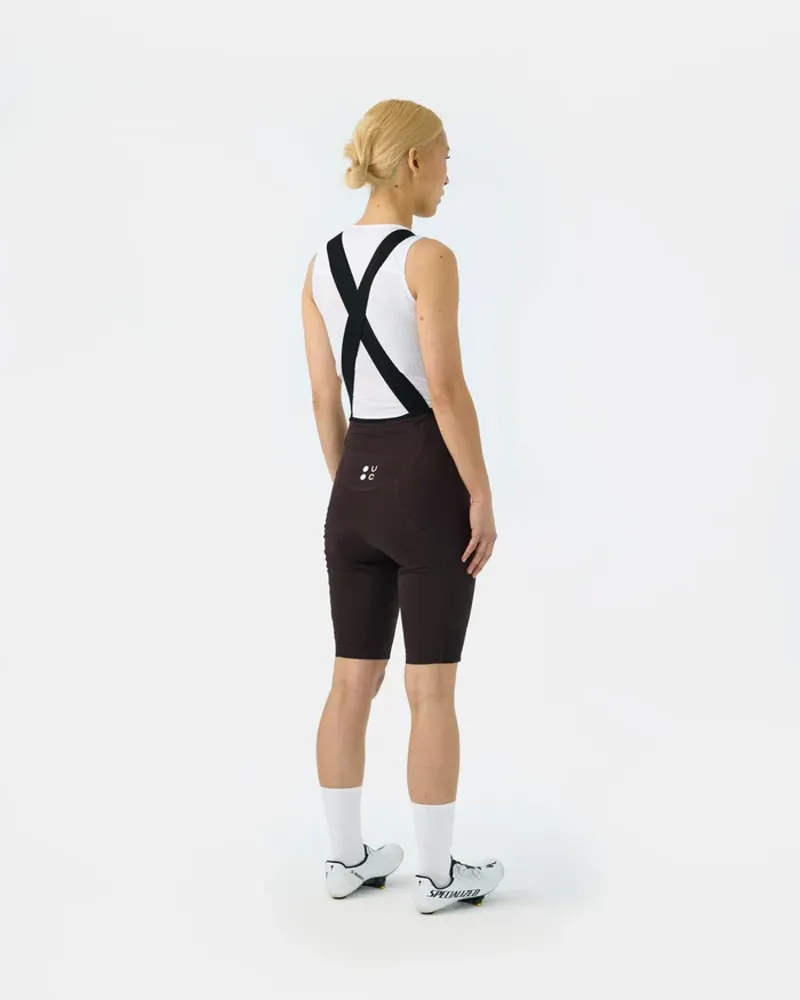 Mon Bib-Shorts women's Bark Brown-1