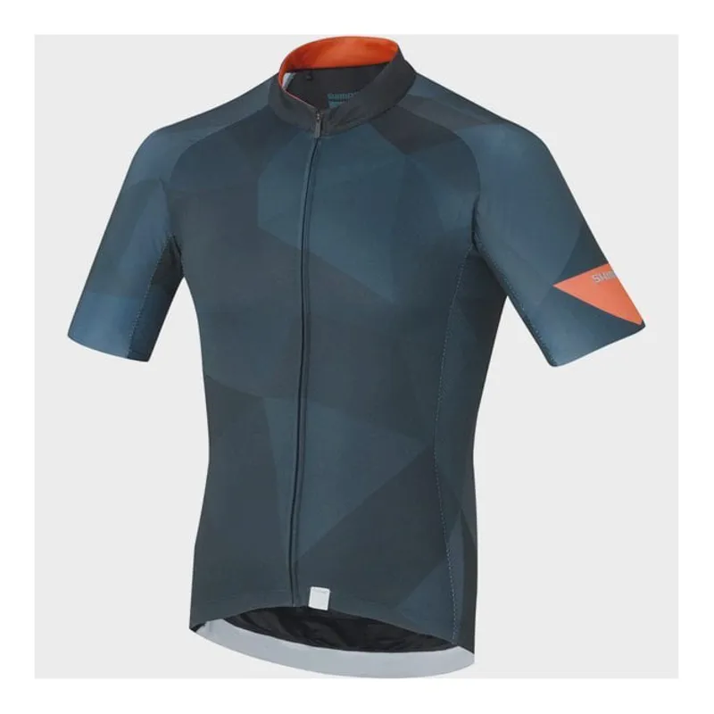 SHIMANO BREAKAWAY JERSEY NAVY/ORANGE